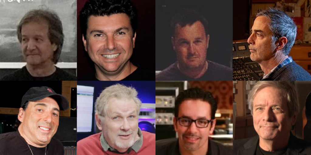 Some of the biggest mixing engineers in the music industry. Bob Clearmountain, Serban Ghenea, Spike Stent, Tony Maserati, Chris Lord-Alge, Dave Pensado, Manny Marroquin, George Massenburg